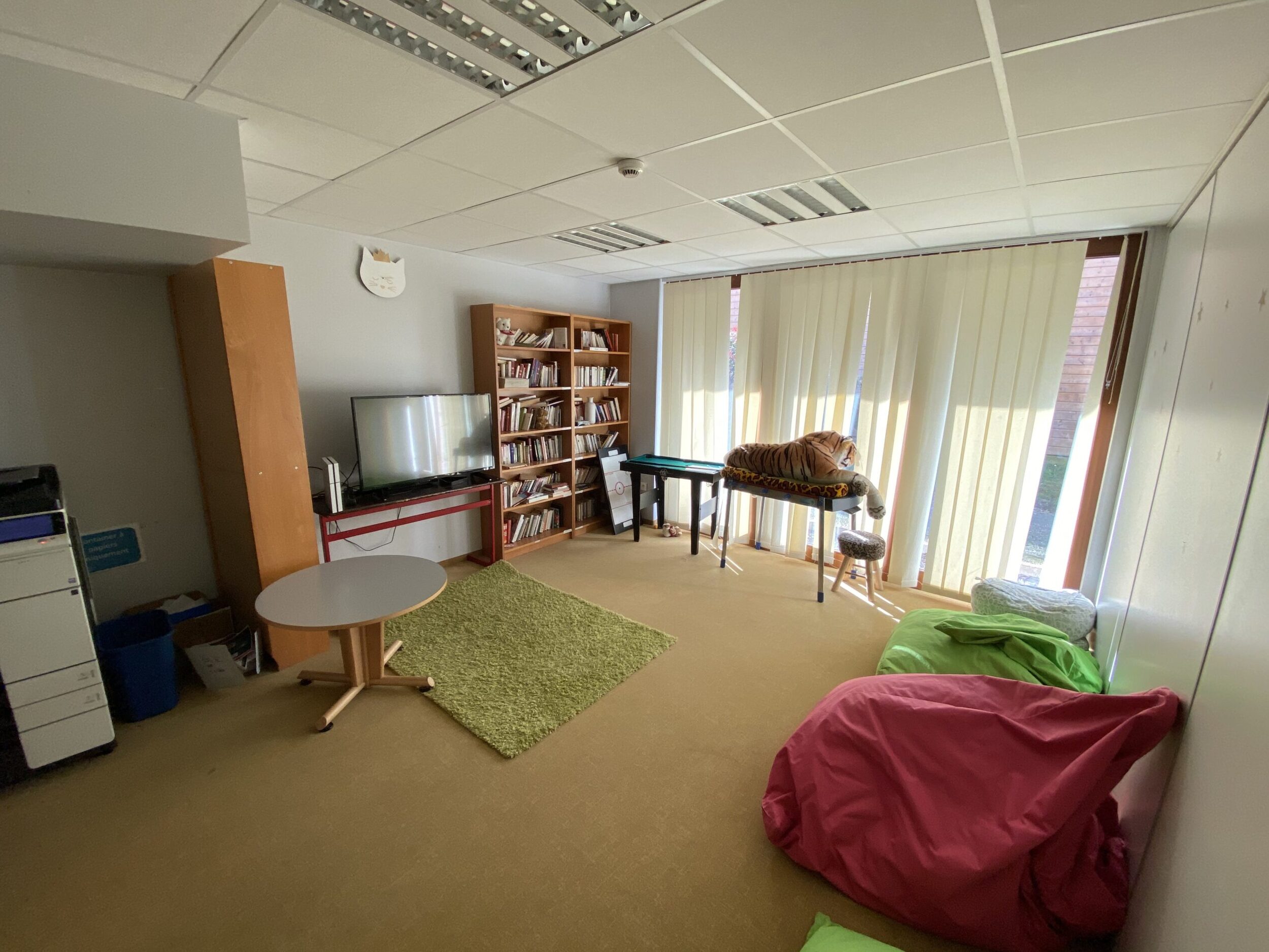 Salle de détente de l’internat