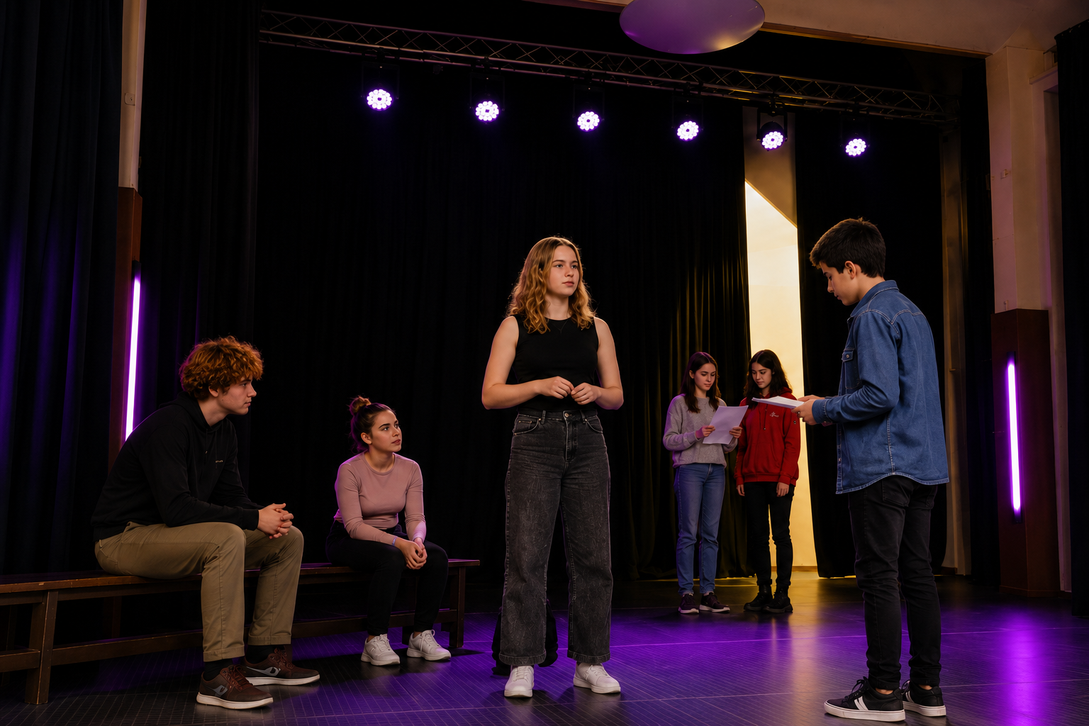 Option théâtre au lycée